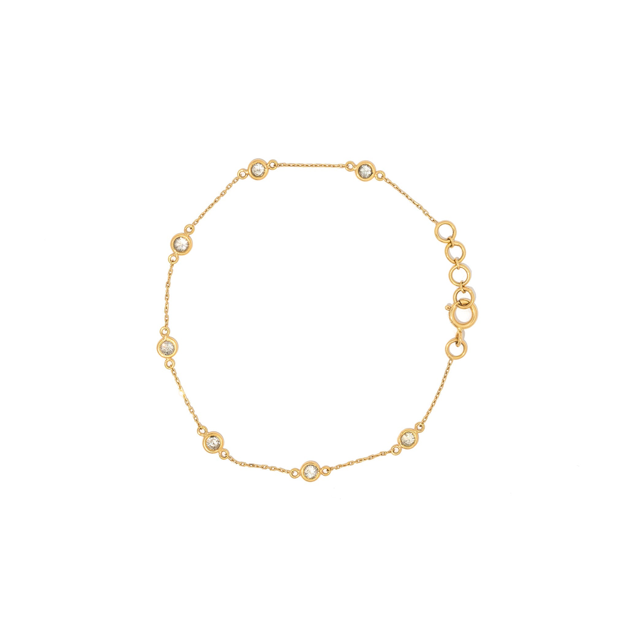 Diamond 18k Gold Bracelet 