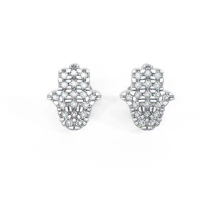 Single Hamsa Stud Earring