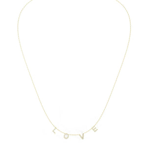 Love Diamond Accent Necklace 18"